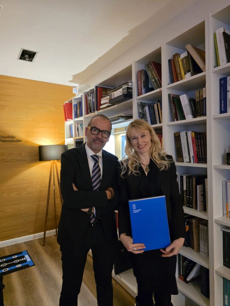 Rector of the University of Gdańsk, prof. dr hab. Piotr Stepnowski and Director of ICCVS, prof. dr hab. Natalia Marek-Trzonkowska